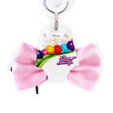 Bow Tie(12.5*7CM) in pink satin, perfect for parties and festive occasions.